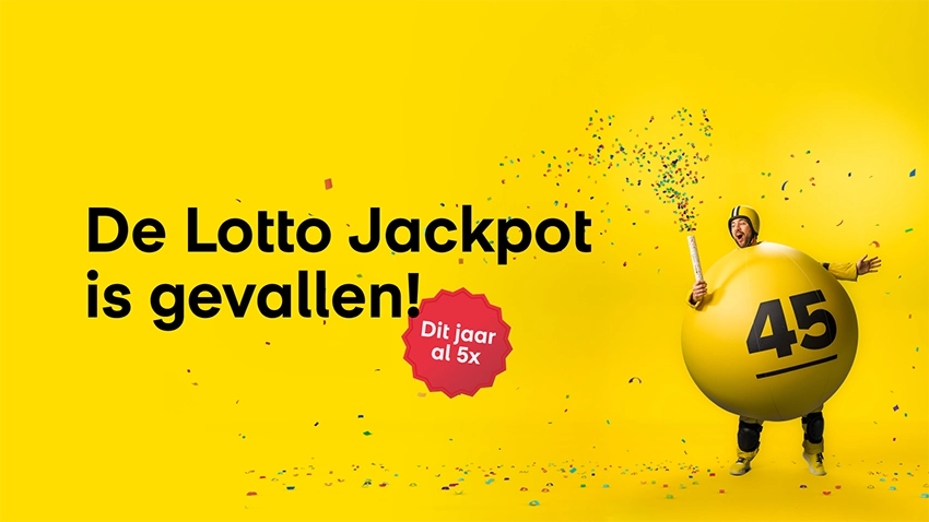 De Lotto Jackpot is dit jaar al 5 keer gevallen